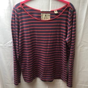 Maison Scotch Striped Tee